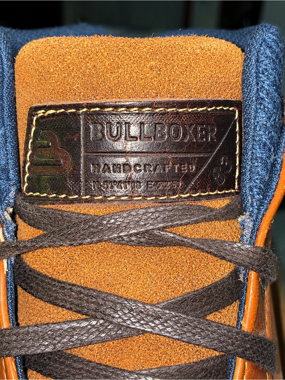 Bullboxer Handcrafted Brown Leather High Top Sneakers Boots Men’s Size 11 M - Picture 4 of 9
